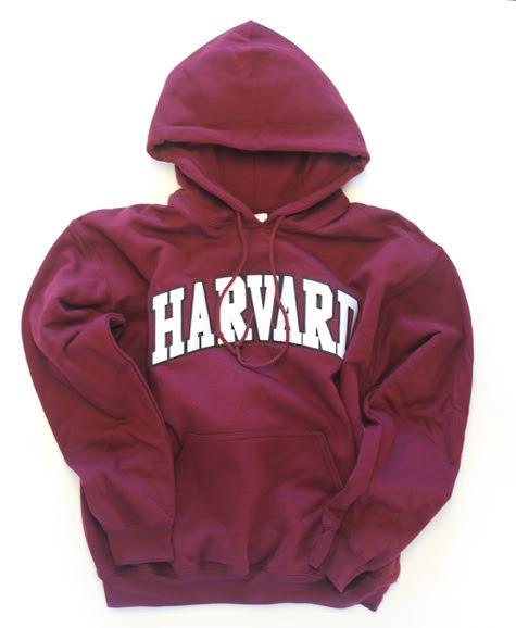 Harvard Sweatshirt (Hooded, Arch Logo, Tackle Twill)