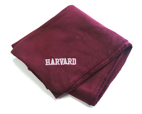 Harvard Fleece Blanket