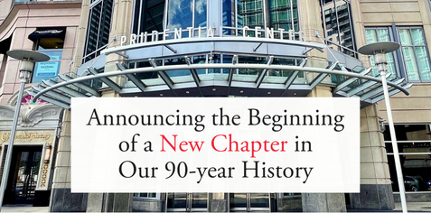 Announcing the Beginning of a New Chapter in Our 90-year History