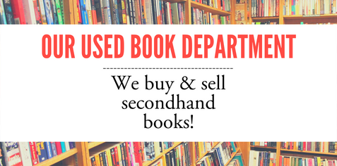 Used Books is Open. We buy and sell secondhand books.